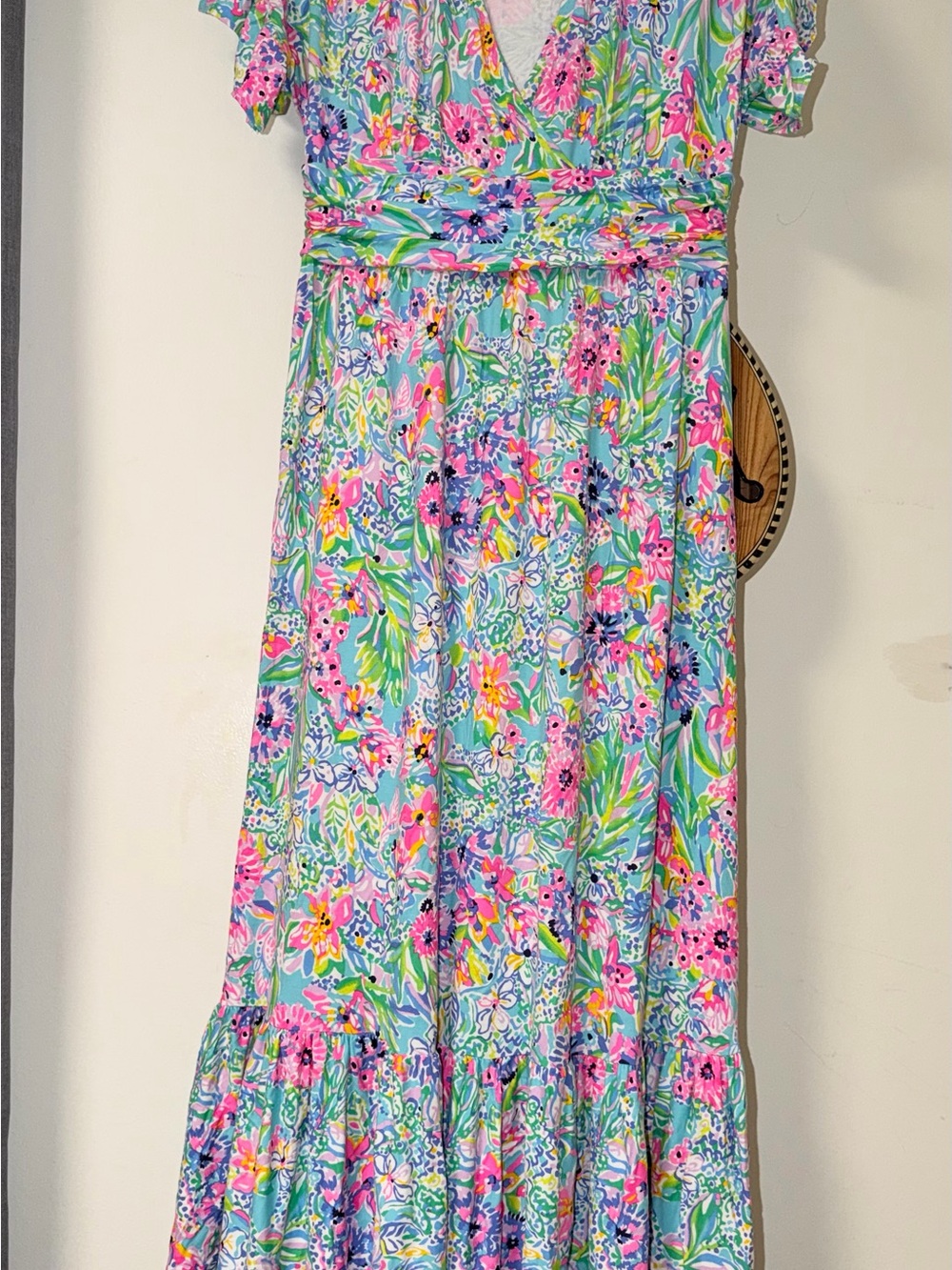 Lilly Pulitzer Floral Maxi Skirt - Pink & Aqua#beach#beachtime